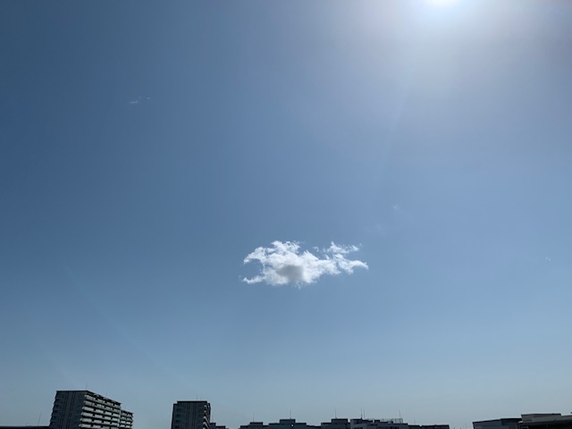 明るい空で明るい気持ちに